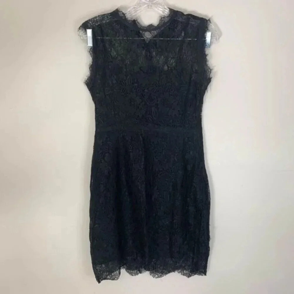 Esther Black  lace mini cocktail dress S